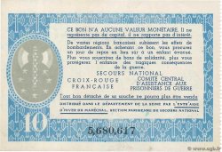 10 Francs BON DE SOLIDARITÉ FRANCE Regionalismus und verschiedenen  1941 KL.07B2 VZ