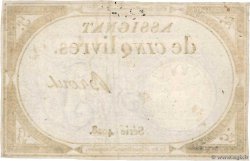 5 Livres FRANCE  1793 Ass.46a TTB+