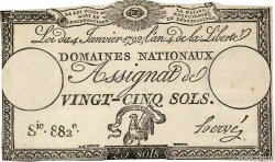 25 Sols FRANCE  1792 Ass.25a SPL