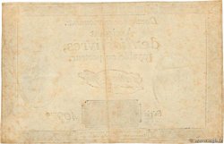 10 Livres filigrane républicain FRANCE  1792 Ass.36b VF+