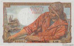 20 Francs PÊCHEUR FRANCE  1943 F.13.05 AU