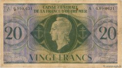 20 Francs AFRIQUE ÉQUATORIALE FRANÇAISE  1943 P.17d SGE