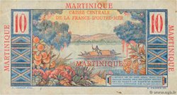 10 Francs Colbert MARTINIQUE  1946 P.28 TB
