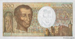 200 Francs MONTESQUIEU FRANKREICH  1992 F.70.12b VZ