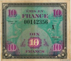 10 Francs DRAPEAU FRANKREICH  1944 VF.18.02