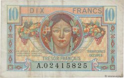 10 Francs TRÉSOR FRANÇAIS FRANCE  1947 VF.30.01 VF-