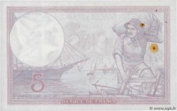 5 Francs FEMME CASQUÉE modifié FRANCE  1939 F.04.13 pr.SUP