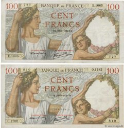 100 Francs SULLY Lot FRANCIA  1939 F.26.07 q.BB
