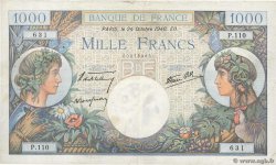 1000 Francs COMMERCE ET INDUSTRIE FRANKREICH  1940 F.39.01 fS