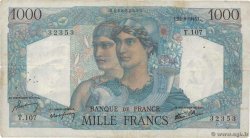 1000 Francs MINERVE ET HERCULE FRANCE  1945 F.41.07 pr.TB