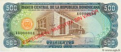 500 Pesos Oro Spécimen RÉPUBLIQUE DOMINICAINE  1988 P.129s NEUF