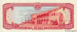 1000 Pesos Oro Spécimen RÉPUBLIQUE DOMINICAINE  1988 P.130s1 NEUF