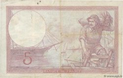 5 Francs FEMME CASQUÉE modifié FRANCE  1939 F.04.01 TB