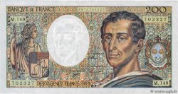 200 Francs MONTESQUIEU FRANKREICH  1992 F.70.12c fSS