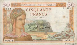 50 Francs CÉRÈS FRANCE  1935 F.17.14