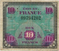 10 Francs DRAPEAU FRANCE  1944 VF.18.01 F