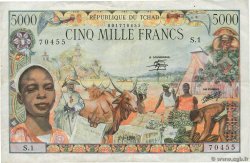 5000 Francs TSCHAD  1980 P.08 S