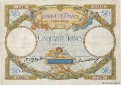 50 Francs LUC OLIVIER MERSON type modifié FRANCE  1931 F.16.02 TB