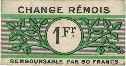 1 Franc FRANCE regionalism and miscellaneous Reims 1914 JP.51-45 AU