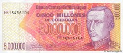 5000000 Cordobas NICARAGUA  1990 P.165 UNC