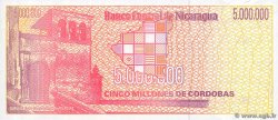 5000000 Cordobas NICARAGUA  1990 P.165 FDC
