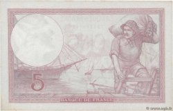 5 Francs FEMME CASQUÉE modifié FRANCE  1939 F.04.10 AU