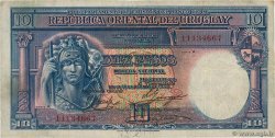 10 Pesos URUGUAY  1935 P.030b F+