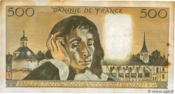 500 Francs PASCAL FRANCIA  1968 F.71.02 MBC
