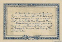 25 Centimes FRANCE regionalism and miscellaneous La Roche-Sur-Yon 1916 JP.065.26 AU+