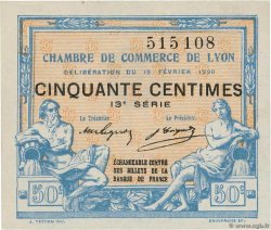 50 Centimes FRANCE Regionalismus und verschiedenen Lyon 1920 JP.077.20