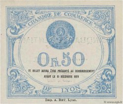 50 Centimes FRANCE regionalismo y varios Lyon 1920 JP.077.20 SC+