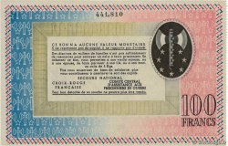 100 Francs BON DE SOLIDARITÉ FRANCE regionalism and miscellaneous  1941 KL.10C1 XF