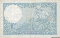 10 Francs MINERVE modifié FRANCE  1939 F.07.07 TB