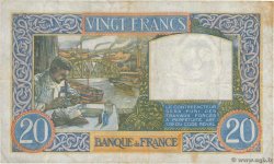 20 Francs TRAVAIL ET SCIENCE FRANKREICH  1941 F.12.14 S