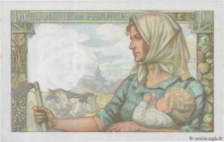 10 Francs MINEUR FRANCE  1943 F.08.08 AU+