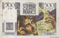 500 Francs CHATEAUBRIAND FRANCIA  1945 F.34.02