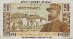 20 Francs Émile Gentil SAINT-PIERRE UND MIQUELON  1946 P.24