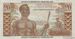 20 Francs Émile Gentil SAINT PIERRE E MIQUELON  1946 P.24 q.BB