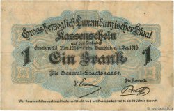 1 Franc LUSSEMBURGO  1919 P.27 q.MB