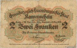 2 Francs LUXEMBURG  1919 P.28 SGE