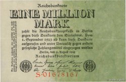 1 Million Mark ALLEMAGNE  1923 P.101