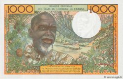 1000 Francs WEST AFRICAN STATES  1977 P.103Al AU+
