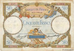 50 Francs LUC OLIVIER MERSON type modifié FRANCE  1933 F.16.04 pr.TB