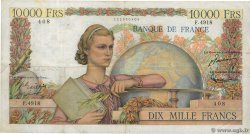 10000 Francs GÉNIE FRANÇAIS FRANKREICH  1953 F.50.66