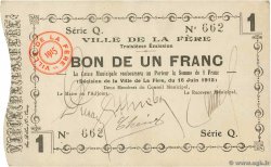 1 Franc FRANCE regionalismo y varios La Fere 1915 JP.02-0800 EBC