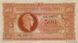 500 Francs MARIANNE fabrication anglaise FRANCIA  1945 VF.11.01 BC