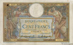 100 Francs LUC OLIVIER MERSON sans LOM FRANCE  1921 F.23.14 pr.TB
