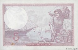 5 Francs FEMME CASQUÉE modifié FRANCE  1939 F.04.04 pr.SUP