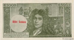 500 Nouveaux Francs Molière Scolaire FRANCE regionalism and miscellaneous  1964 F.(60) VF+