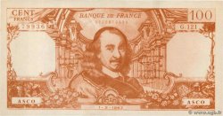 100 Francs CORNEILLE Scolaire FRANCE Regionalismus und verschiedenen  1967 F.(65) fVZ